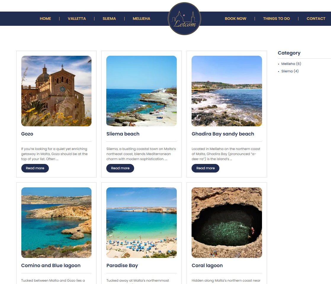 Homepage layout issue screenshot